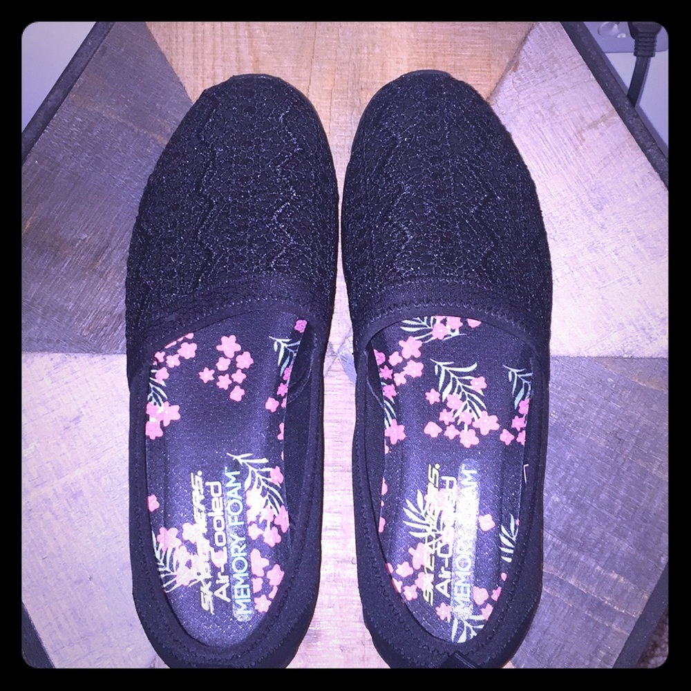 Sketchers flex size 9 black